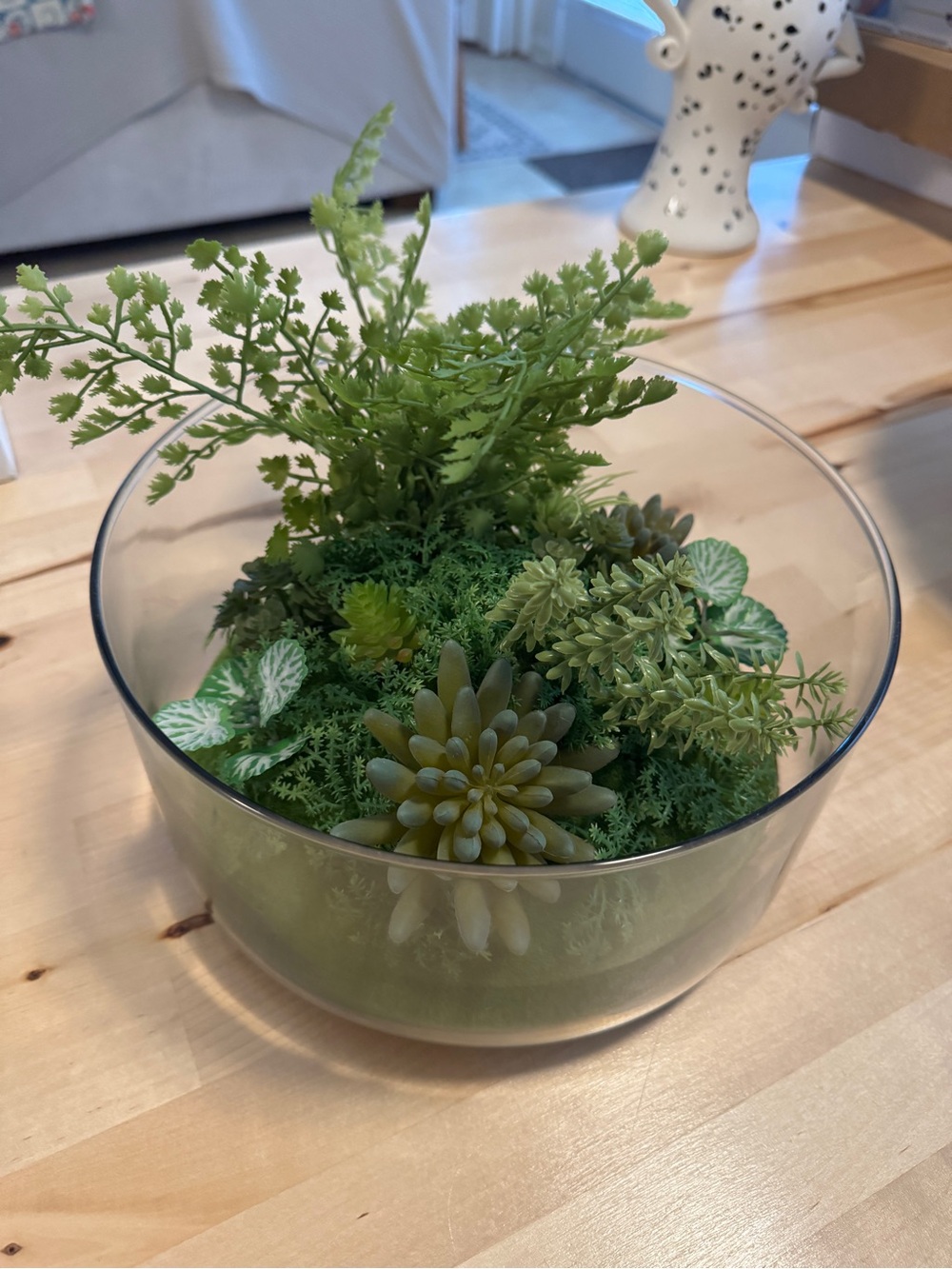 Faux Potted Succulents Plant